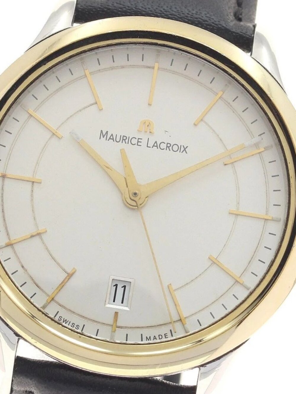MAURICE LACROIX Les Classics LC1117 Date Silver Dial Quartz Men's Watch_957229